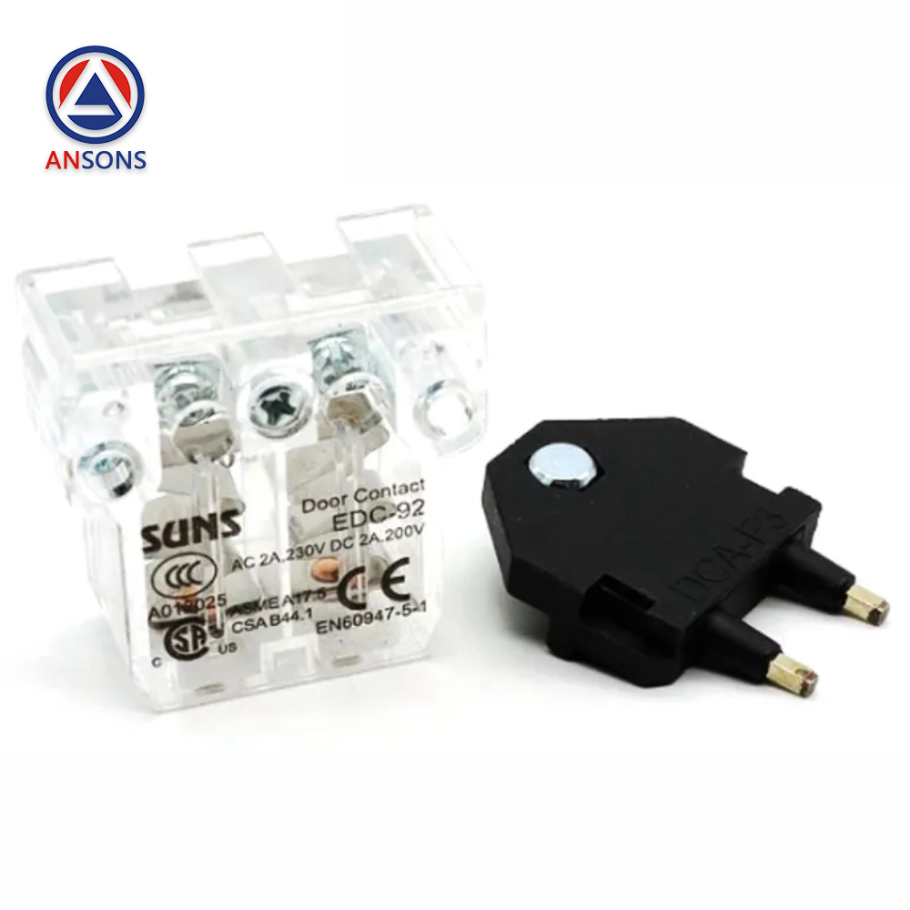 SUNS Fermator Elevator Car Auxiliary Door Lock Contact Point EDC-92 Hall Door Switch Ansons Lift Spare Parts