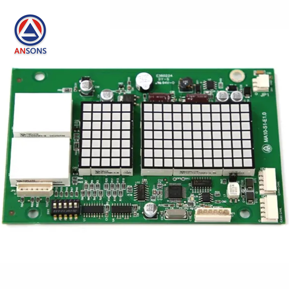 Thyssen Elevator Car Display PCB MA10 Board MA10-S1-E1.0 Ansons Lift Spare Parts