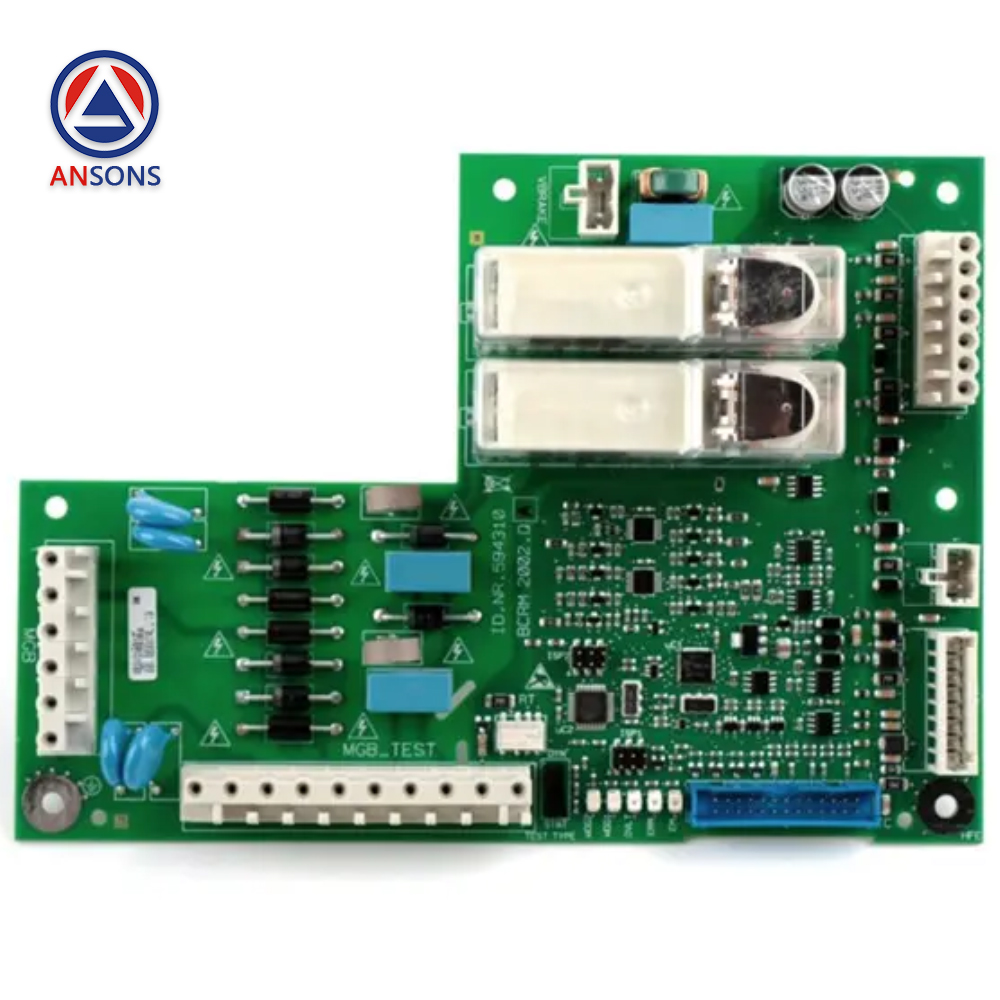 Schindler Elevator Control Cabinet Brake PCB Board ID.NR.594310 BCRM 2002.QA 5500 Ansons Lift Spare Parts
