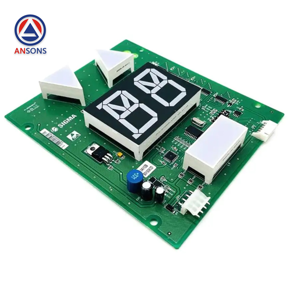 SIGMA Elevator Car Display PCB Board A3J45670 A3N45671 EMA610BD SM.04V12 Ansons Lift Spare Parts