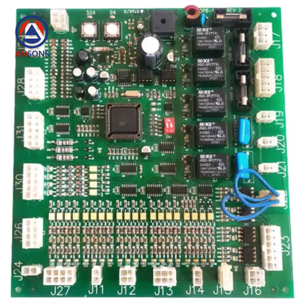 SIGMA Elevator Car Roof Communication PCB Board OPB-101 OPB-100 A3J19906 Ansons Lift Spare Parts