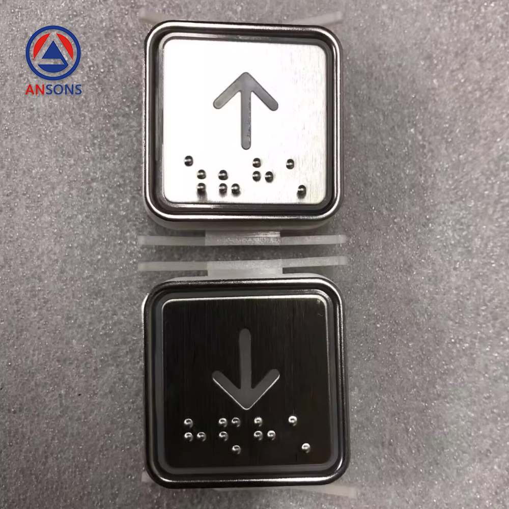 STEP Elevator Button EB210A EB218A Blue Red White Green Light Square Button Ansons Lift Spare Parts