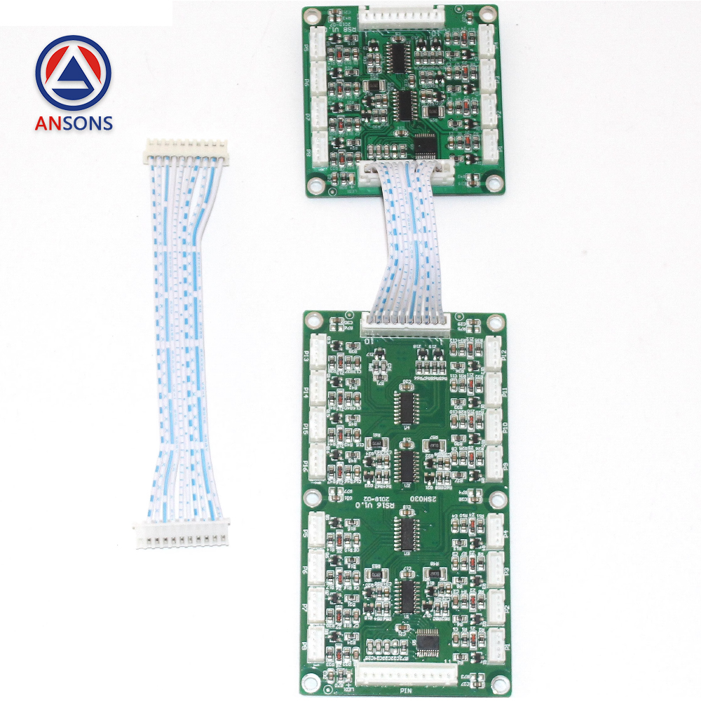 XIZI OTIS Elevator Car Communication PCB Board Wire 10 Core 11 Hole RS8 RS16 V1.0 Ansons Lift Spare Parts