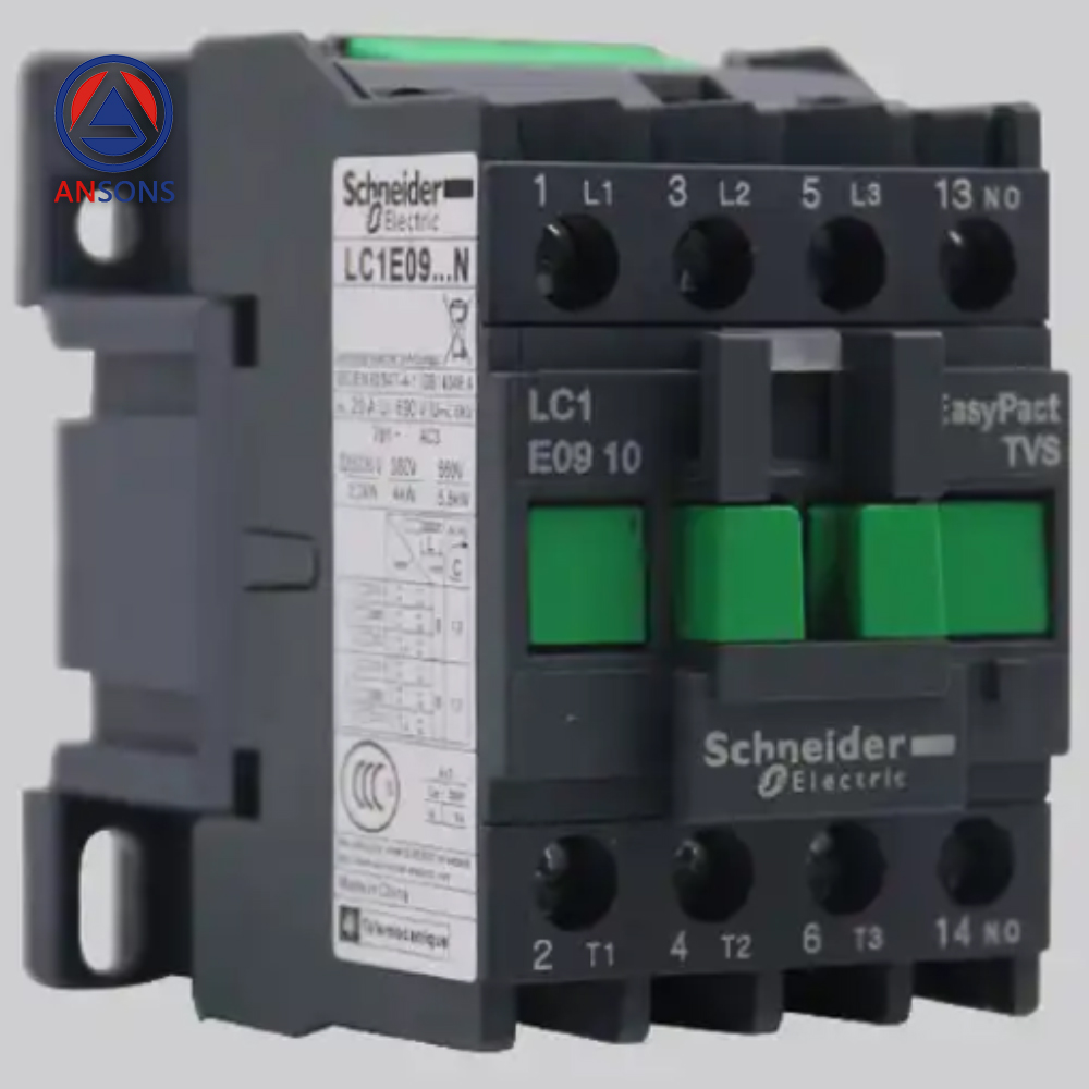 Schneider Elevator Contactor LC1E0910M5N LC1E0910Q5N LC1E0910F5N 110V 220V 380V Ansons Lift Spare Parts