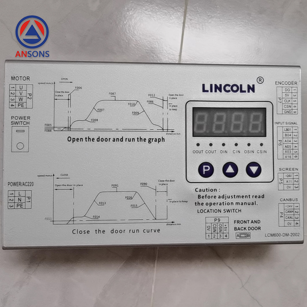 LINCOLN Elevator Door Inverter Drive Controller LCM600-DM-2002 Ansons Lift Spare Parts