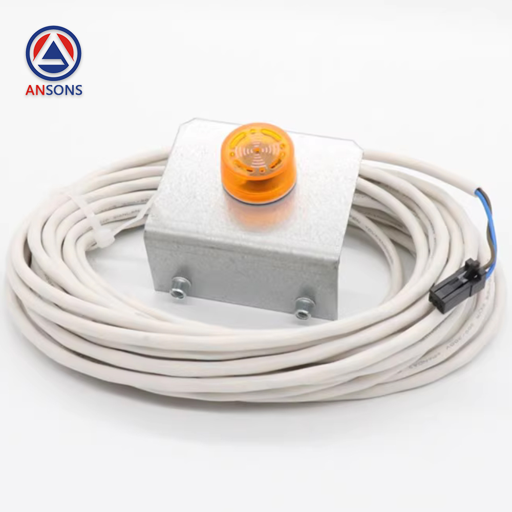 Mitsubishi Elevator Car Bottom Buzzer Component Sound And Light Alarm YX202B062GS01 Ansons Lift Spare Parts