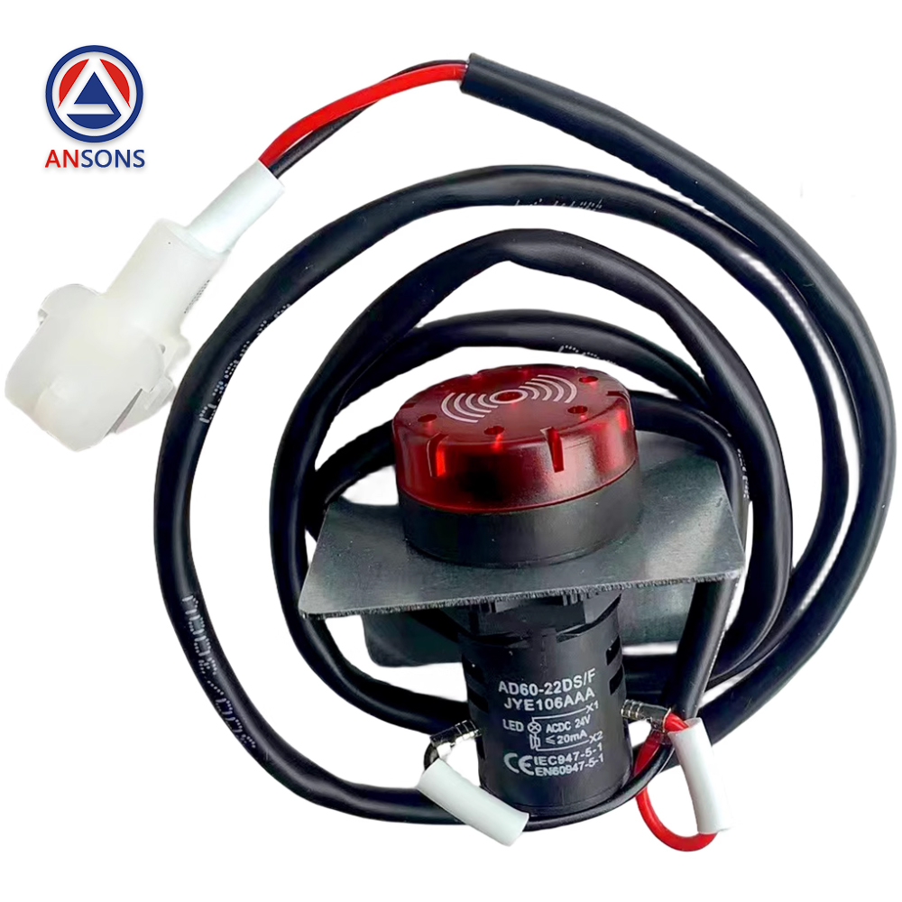 XIOLIFT Elevator Sound And Light Alarm Car Roof Bottom Buzzer AD60-22DSF DC24V JYE106AAA Ansons Lift Spare Parts