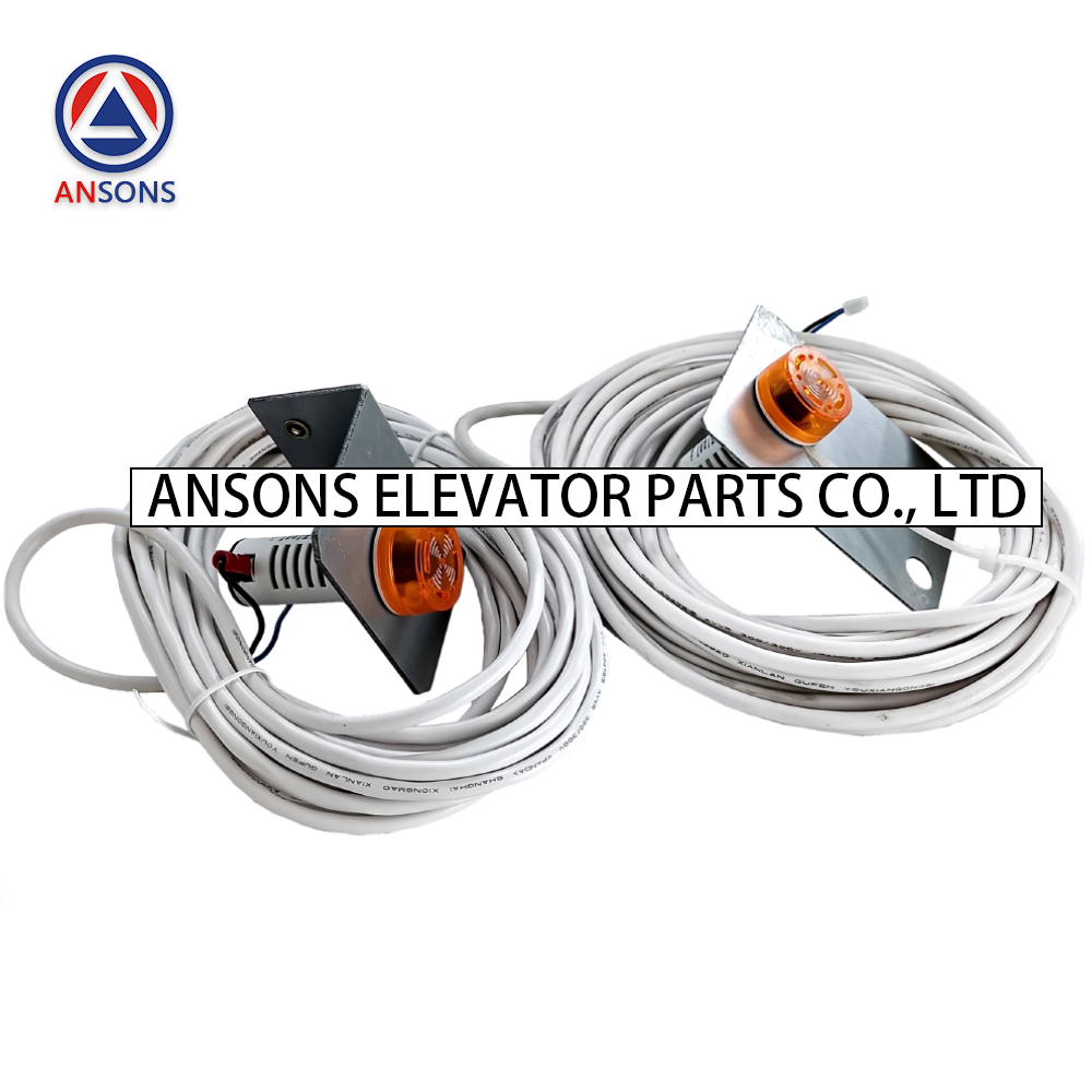 Mitsubishi Elevator Car Bottom Buzzer Component Sound And Light Alarm P231023C142G12/02 Ansons Lift Spare Parts