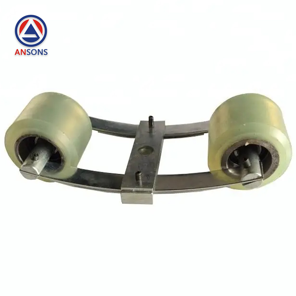 Mitsubishi Escalator Handrail Pressure Roller Device 60*55*6202 mm Ansons Escalator Spare Parts