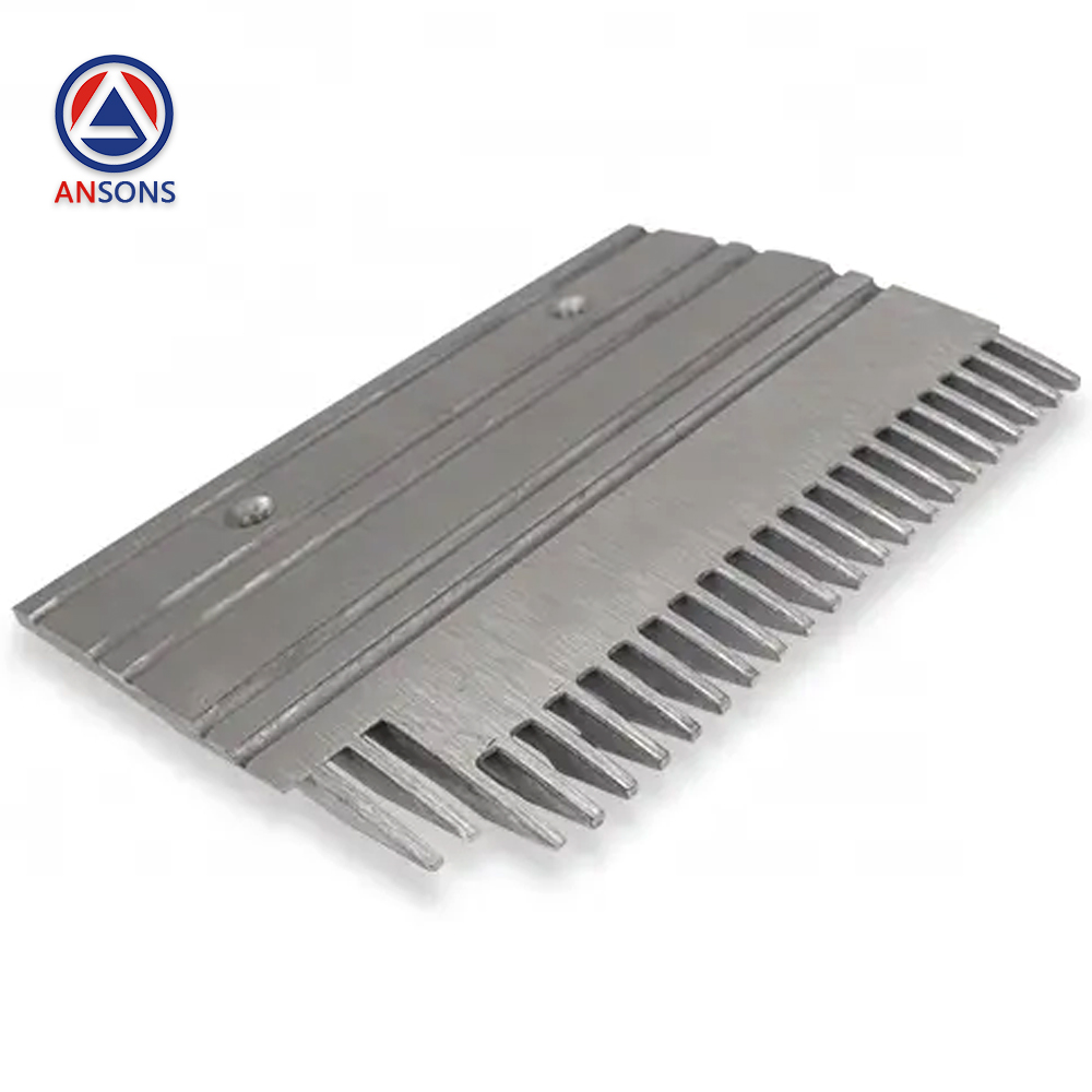 OTIS Escalator Comb Plate GAA453BM1 GAA453BM3 GAA453BM5 GAA453BM6 GAA453BM7 XAA453BM7 XAA453CD7 Length 198mm Width 139mm Hole Space 101mm 23 Teeth 8.4mm pitch Aluminum Ansons Escalator Spare Parts