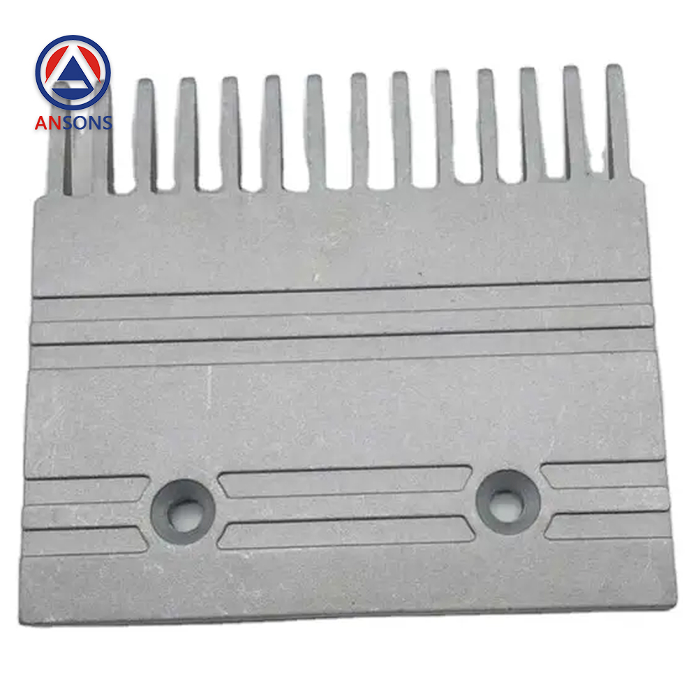 Mitsubishi Escalator Comb Plate C751001B202 127*123*64 mm 14T Ansons Escalator Spare Parts