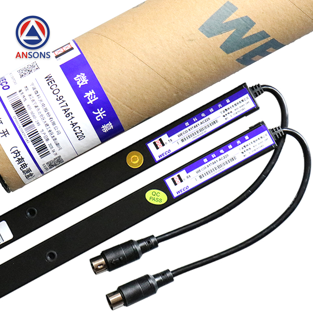 WECO Elevator Light Curtain WECO-917A61-AC220 Door Sensor Photocell 94 Beam Universal Type Ansons Lift Spare Parts