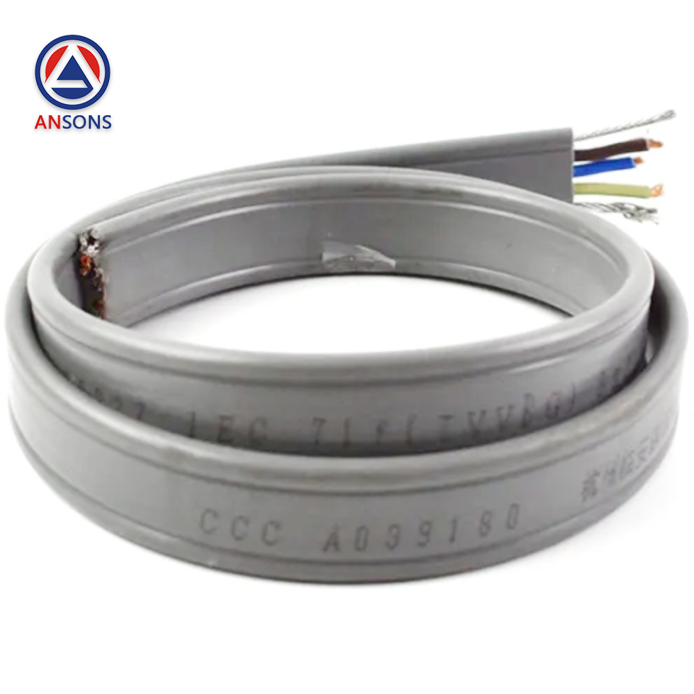 Ansons Elevator Flat Cable TVVB 16 core 0.75 mm TVVBSG 22x0.75+7x0.5+2x0.75mm² Traveling Cable Ansons Lift Spare Parts