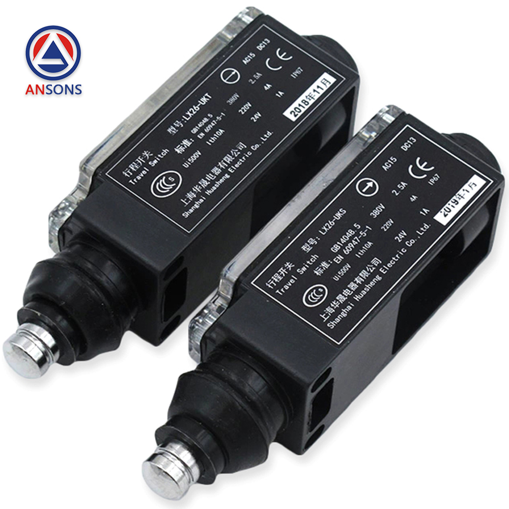 Ansons Elevator Travel Switch LX26-UKS LX26-UKT Tensioning Wheel Buffer Speed Limiter Ansons Lift Spare Parts