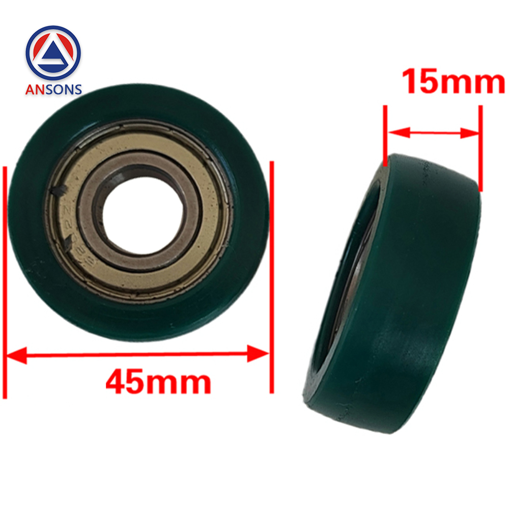 Fujitec Elevator Car Door Closer Roller 45*15*6202Z MM Spring Self Closing Device Wheel Switch Ansons Lift Spare Parts