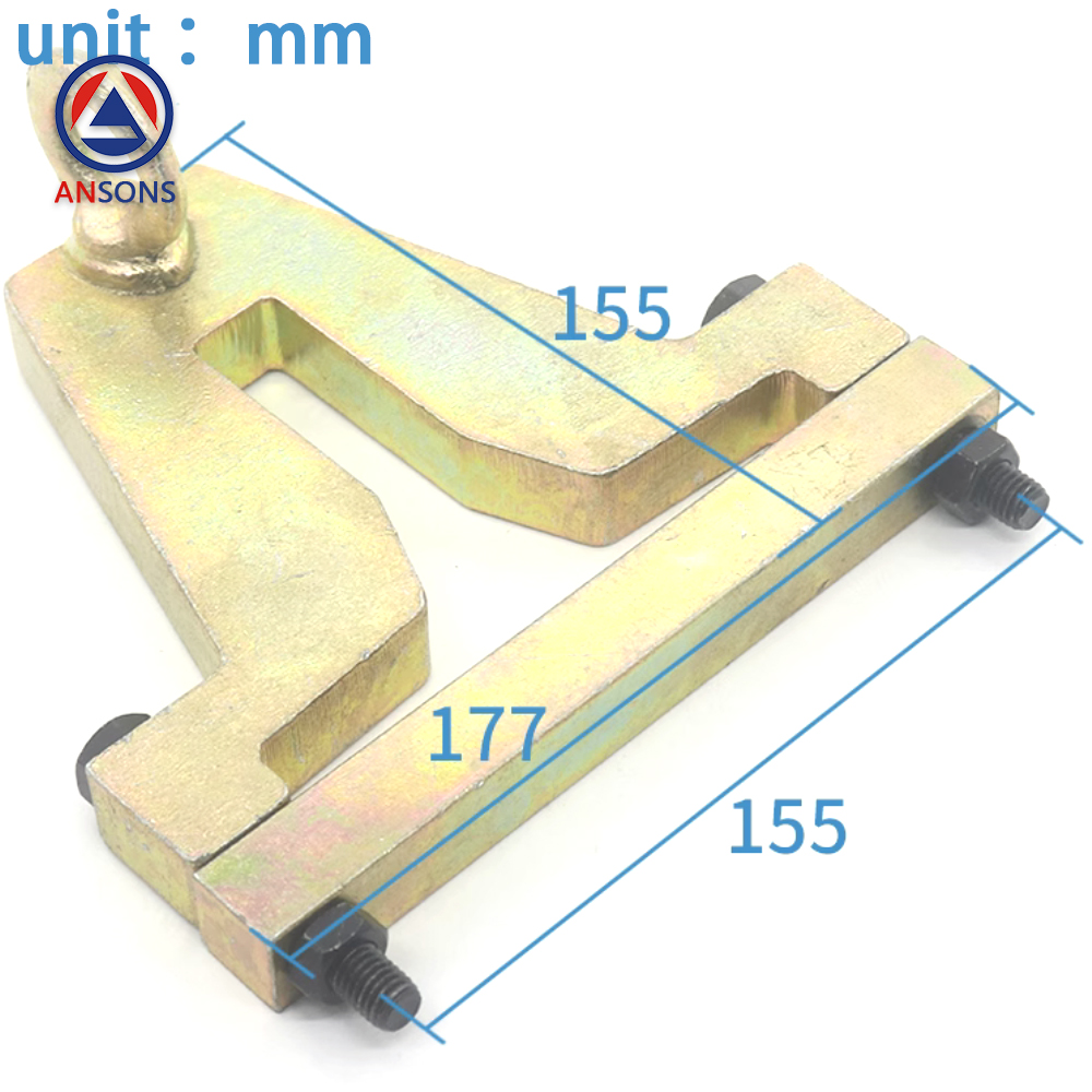 Ansons Elevator Lifting Guide Rail Tool Universal Rail Lifter T75 T82 T89 T114 Ansons Lift Spare Parts