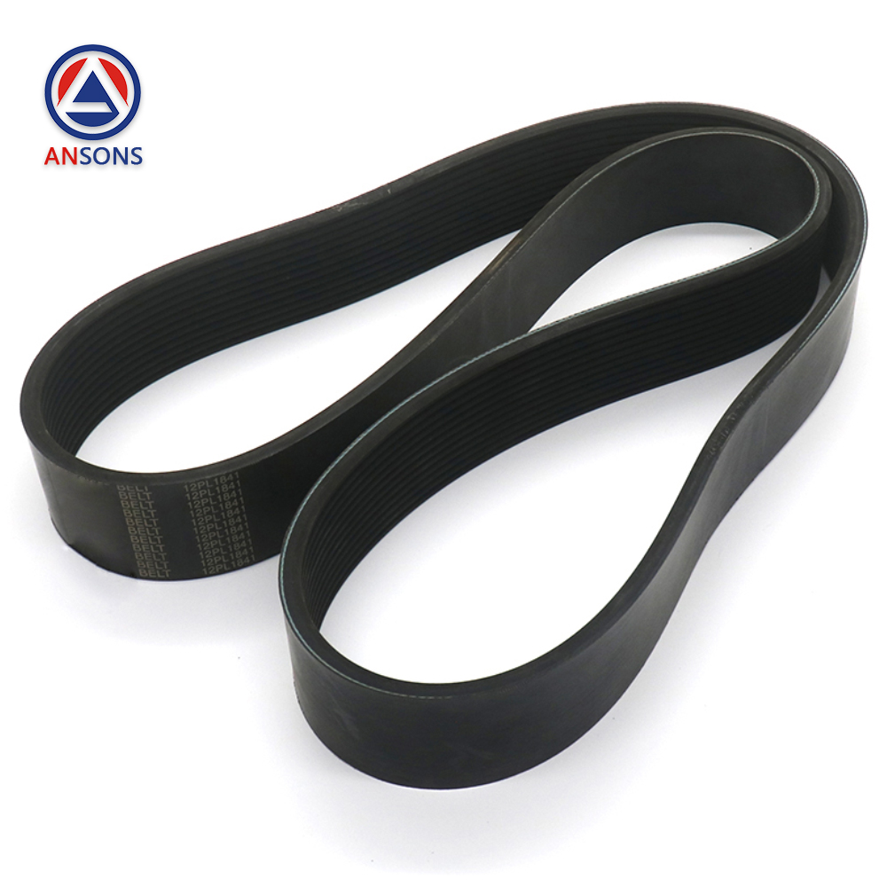 Schindler Escalator Multi Wedge Belt 12PL1841 9300 Special Friction Multi Groove Synchronous Belt Ansons Lift Spare Parts