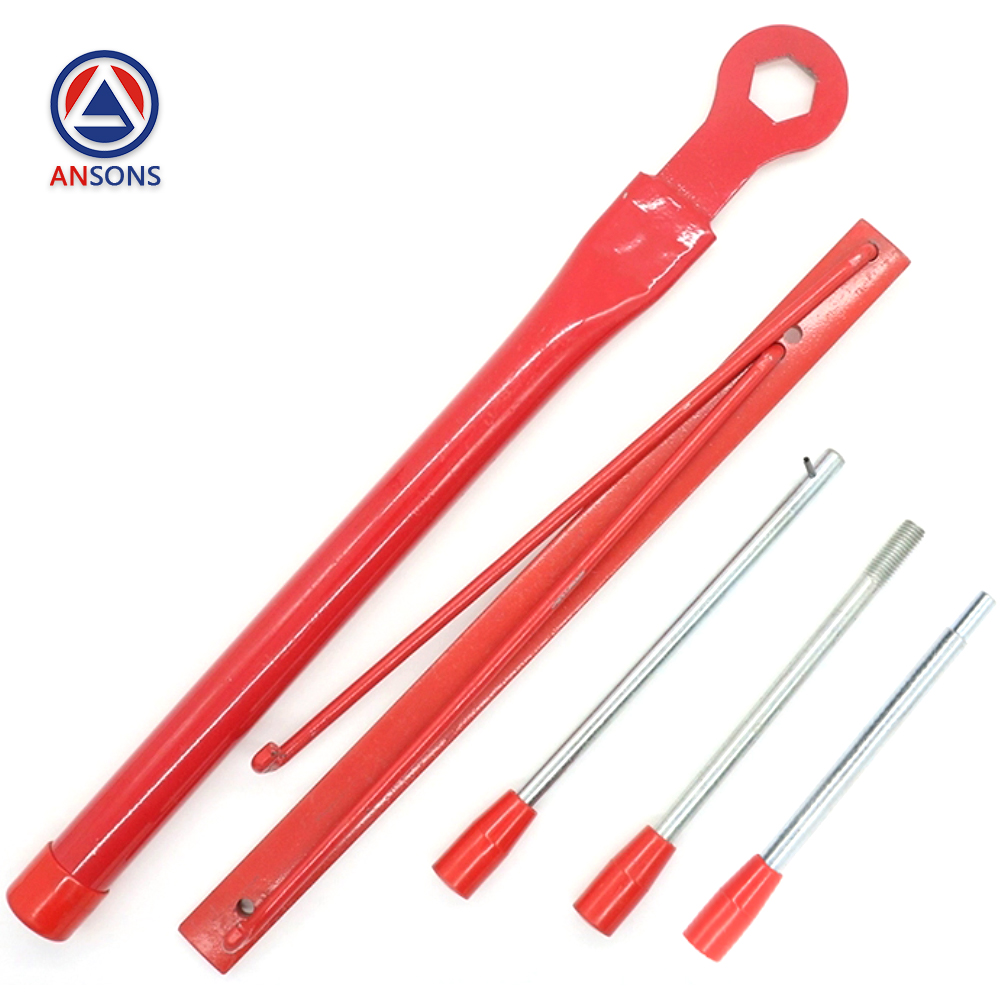 Ansons Elevator Host Brake Release Wrench Traction Machine Holding Brake Handle Device Wheel Wrench Ansons Lift Spare Parts