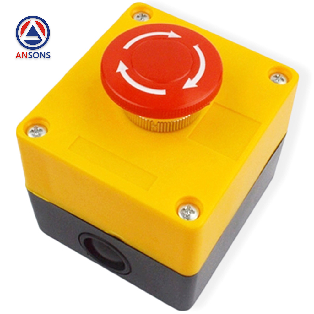 Cargo Elevator Emergency Stop Safety Button Switch Box LAY7-11ZS XALJ01C Ansons Lift Spare Parts