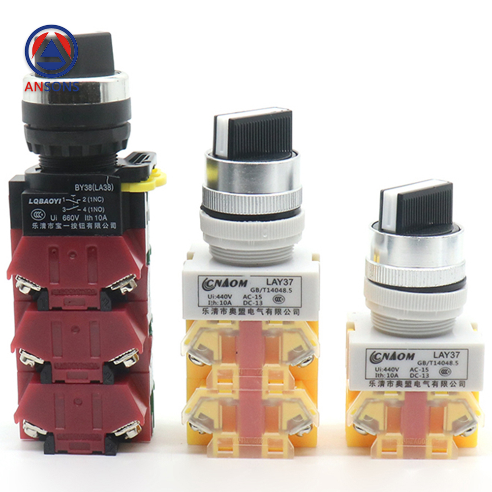 Elevator Car Roof Emergency Stop Safety Button Switch LAY37 PBC Machine Room Slow Car Ansons Lift Spare Parts