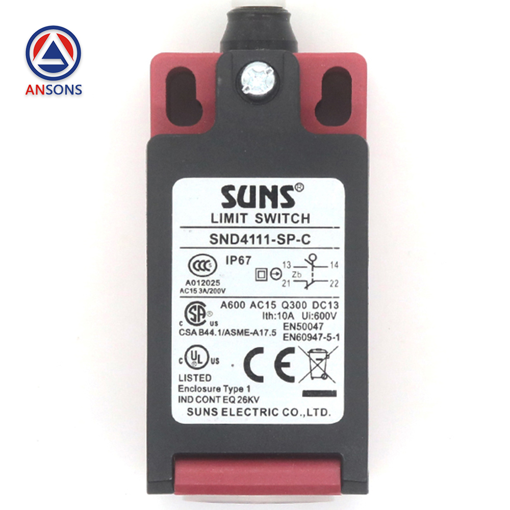 Hitachi Elevator Speed Limiter Tension Wheel Switch SND4111-SP-C-R ZR236 TR236 Ansons Lift Spare Parts