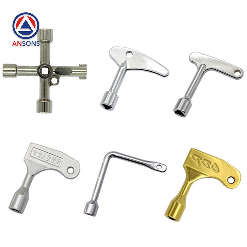 Various Elevaor Triangular Key Door Lift Triangle Key General Ansons Lift Spare Parts
