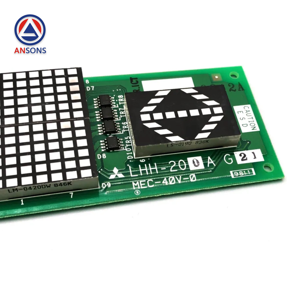 Mitsubishi GPS-3 Elevator Display PCB LOP HOP Board LHH-200 LHH-200AG11 LHH-200AG21 LHH-200AG24 Ansons Lift Spare Parts