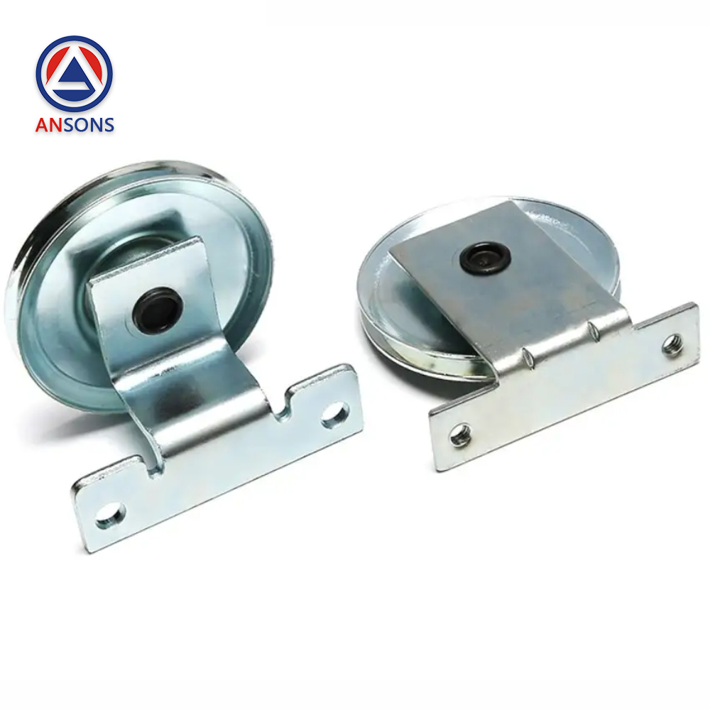 Mitsubishi Elevator Landing Door Wire Rope Wheel 90mm Ansons Lift Spare Parts