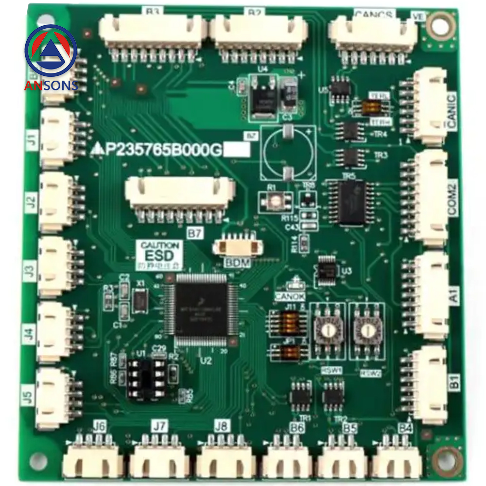 Mitsubishi Elevator Communication PCB Board P235752B000G01 P235752B000G02 P235752B000G03 P235752B000G04 P235752B000G05 Ansons Lift Spare Parts