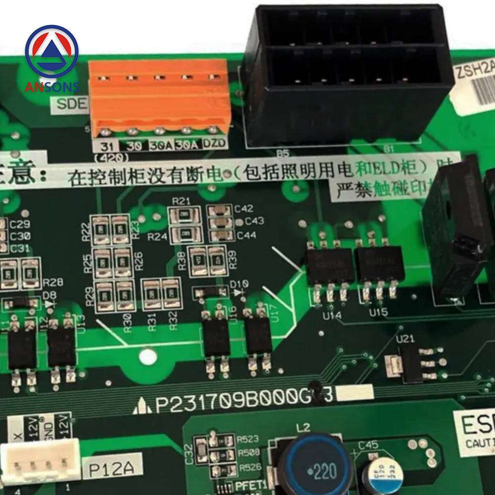 Mitsubishi Elevator Door Machine PCB Board P231709B000G03 P231709B000G04 P231709B000G14 P231709B000G23 Ansons Lift Spare Parts