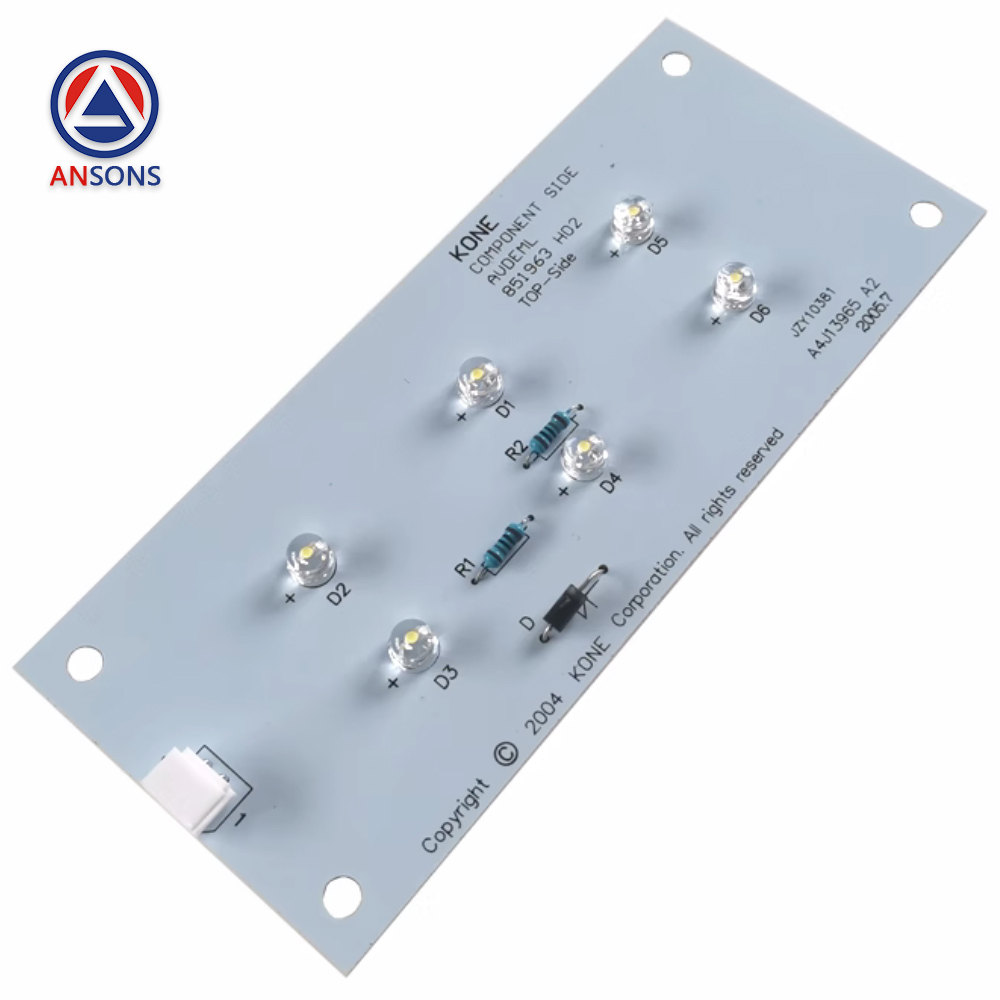 KONE Elevator Emergency Light PCB Board KM851960G01 851963H02 Ansons Lift Spare Parts