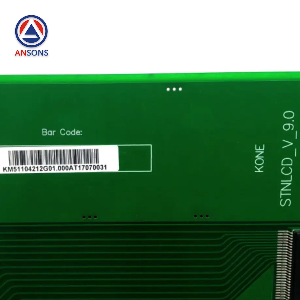 KONE Elevator LCD PCB Liquid Crystal Display Board KM51104212G01 KM51104212G11 KM51104213H01 9-Inch Ansons Lift Spare Parts