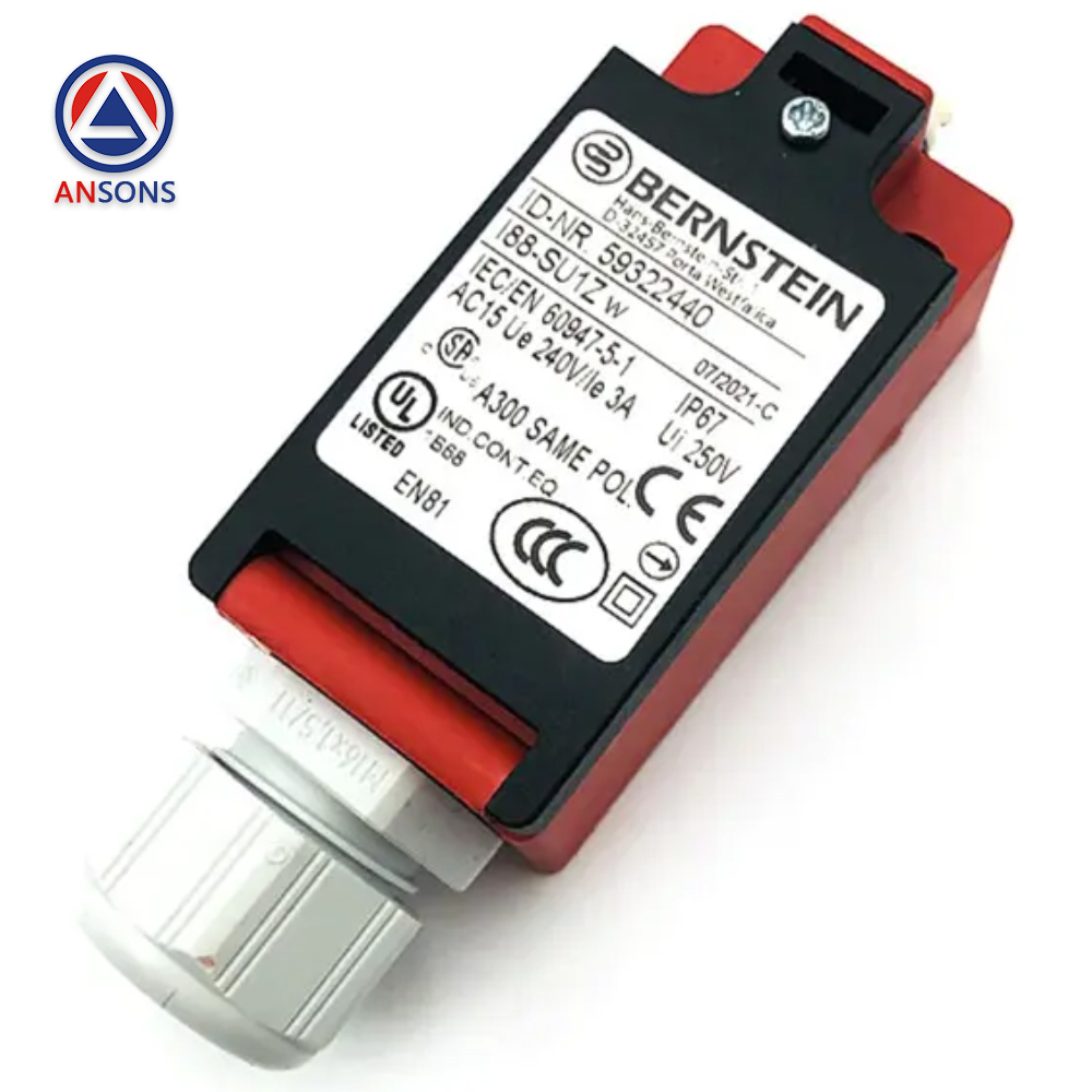 Bernstein For Schindler Elevator Limit Switch Steel Strip Detection Switch ID.Nr.59322440 188-SU1Z ID-Nr 188 626 188-U1Zw Ansons Lift Spare Parts