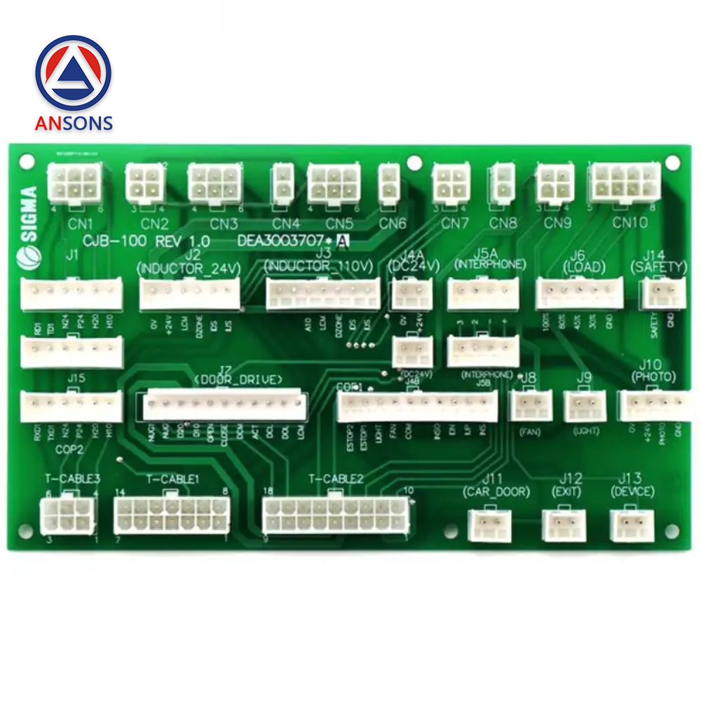 SIGMA Elevator Interface PCB Board CJB-100 REV1.0 DEA3003707 A3N20383 Ansons Lift Spare Parts
