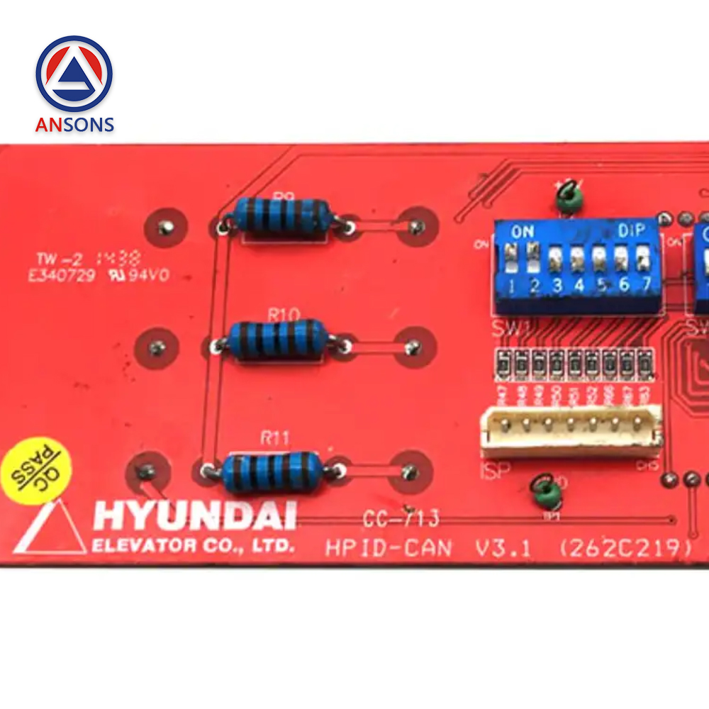 Hyundai Elevator Hall Door Horizontal Display PCB Board HPID-CAN V3.1 262C219 Ansons Lift Spare Parts