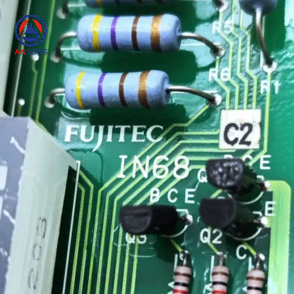 Fujitec Elevator Car Display PCB Board IN68 C2 Ansons Lift Spare Parts