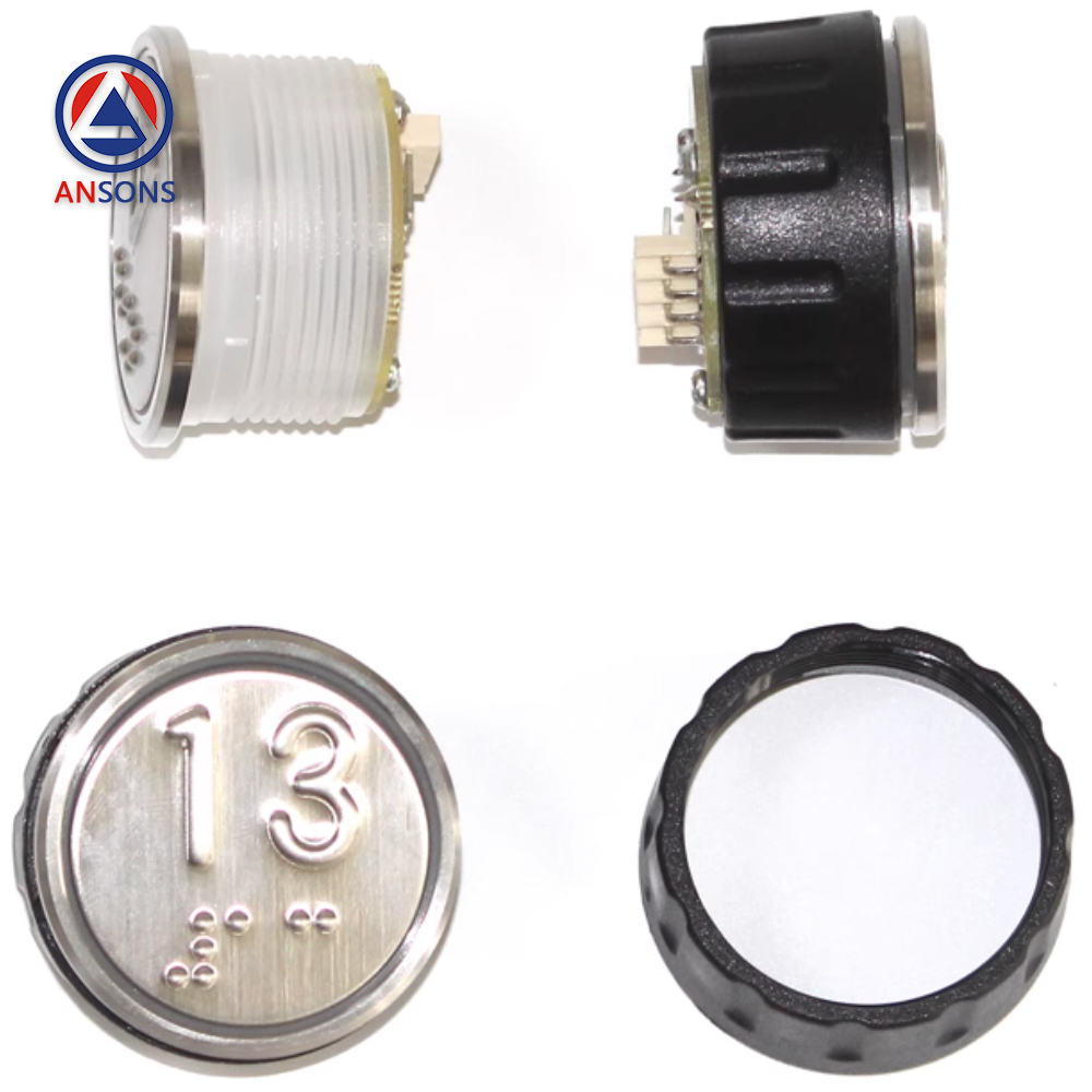 XIZI OTIS Elevator Button COP Round Push Buttons BR36A(B) Ansons Lift Spare Parts