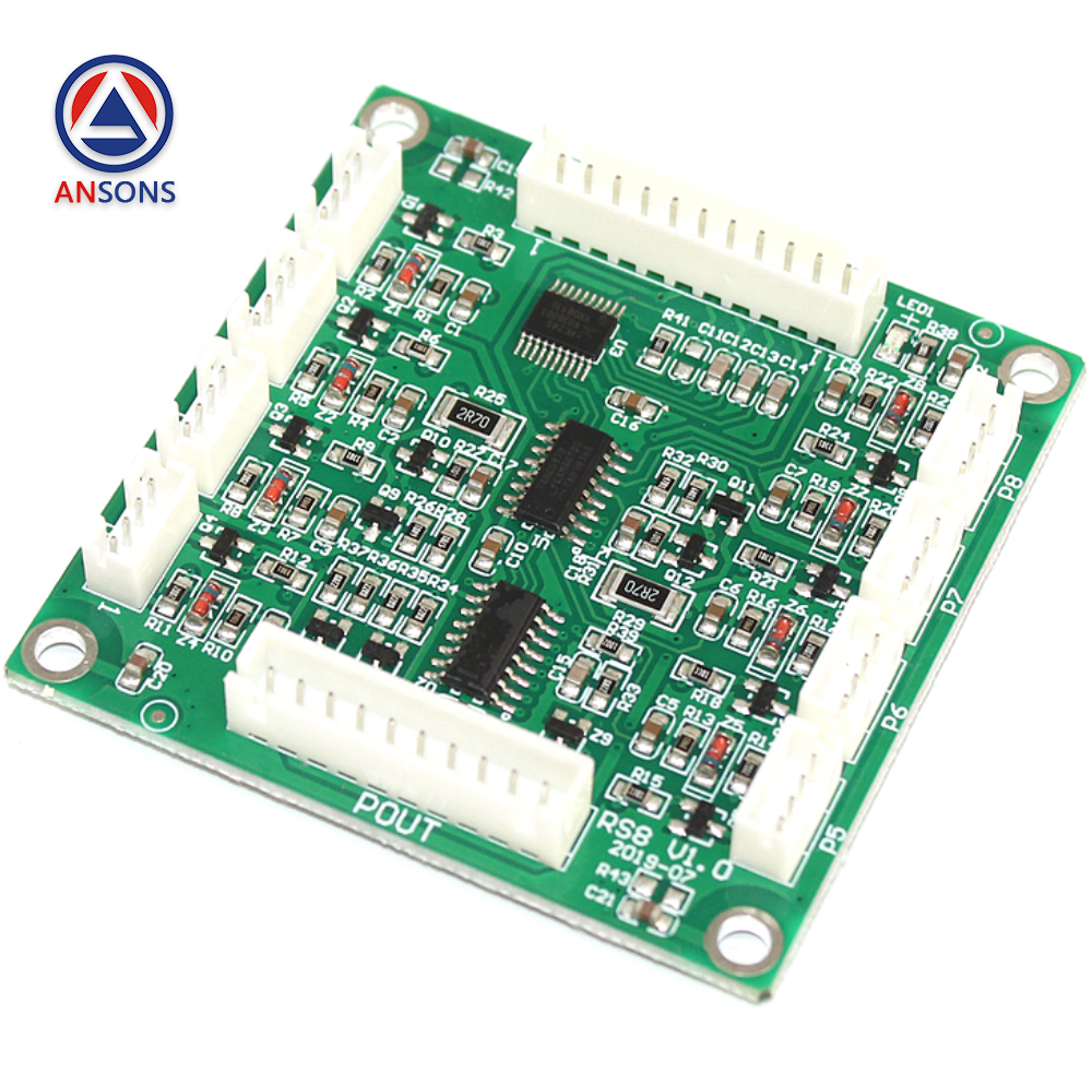 XIZI OTIS Elevator Car Communication PCB Board Wire 10 Core 11 Hole RS8 RS16 V1.0 Ansons Lift Spare Parts