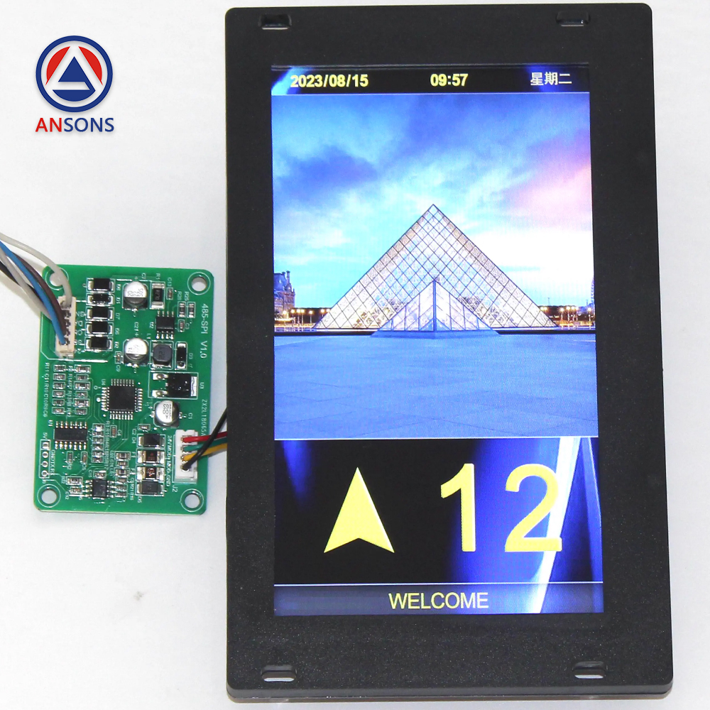 KONE Elevator LCD PCB Multimedia Liquid Crystal Display Board SFTC-CCB-T7-TPJ 7.0 Inch Ansons Lift Spare Parts
