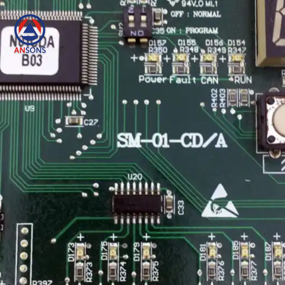 STEP Elevator Main PCB Board SM-01-CD/A SM.01.CDA Microcomputer Serial Ansons Lift Spare Parts