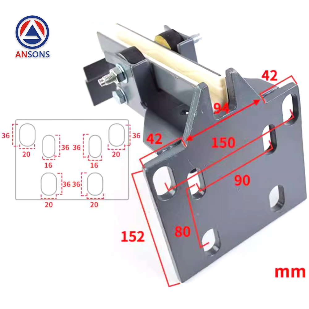 Thyssen Elevator Guide Shoe DX1B DX1BI 16mm 10mm Ansons Lift Spare Parts