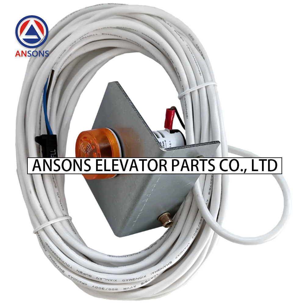 Mitsubishi Elevator Car Bottom Buzzer Component Sound And Light Alarm P231023C142G12/02 Ansons Lift Spare Parts