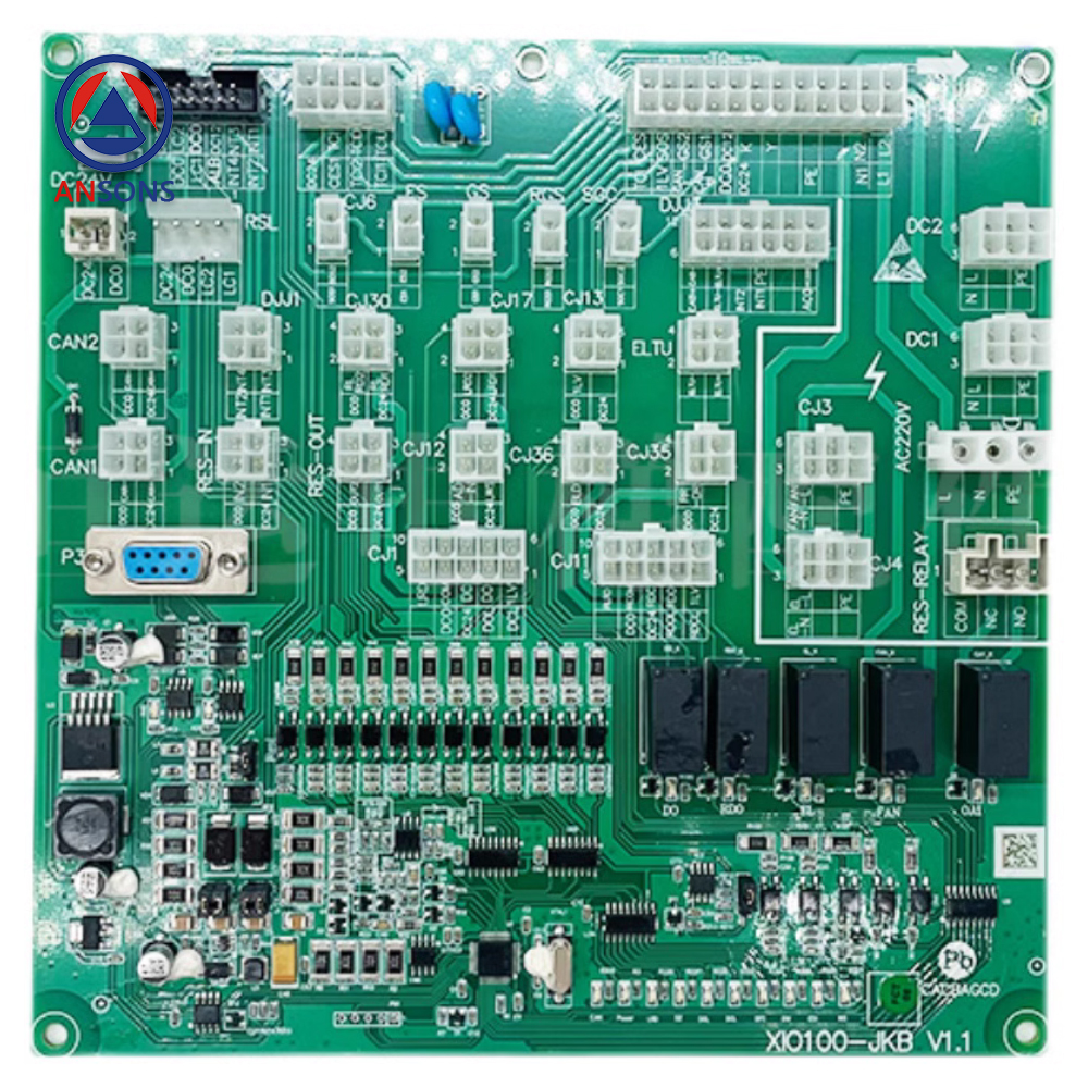 XIOLIFT Elevator Car Roof Plug-In PCB Integrated Box Wiring Board XIO100-JKB V1.1 Ansons Lift Spare Parts