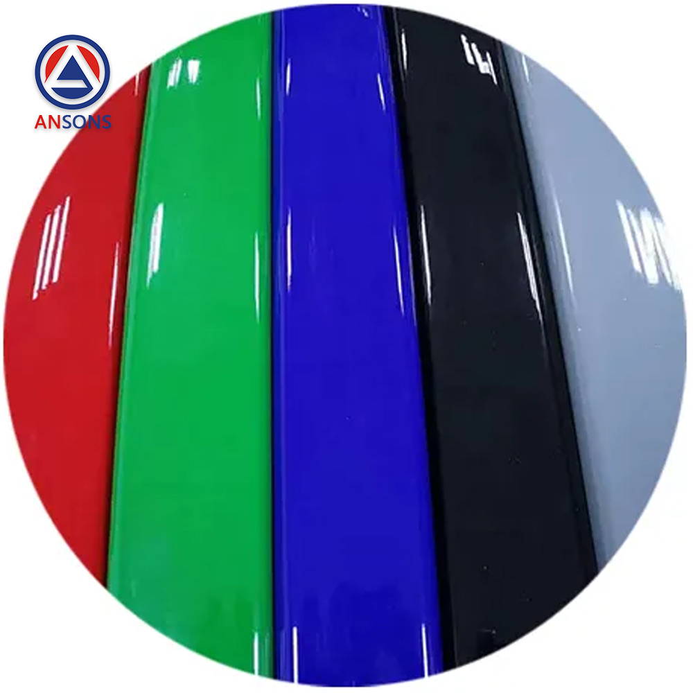 Escalator Rubber Handrail Belt SKG Colorful Polyurethane Safety Ansons Escalator Spare Parts