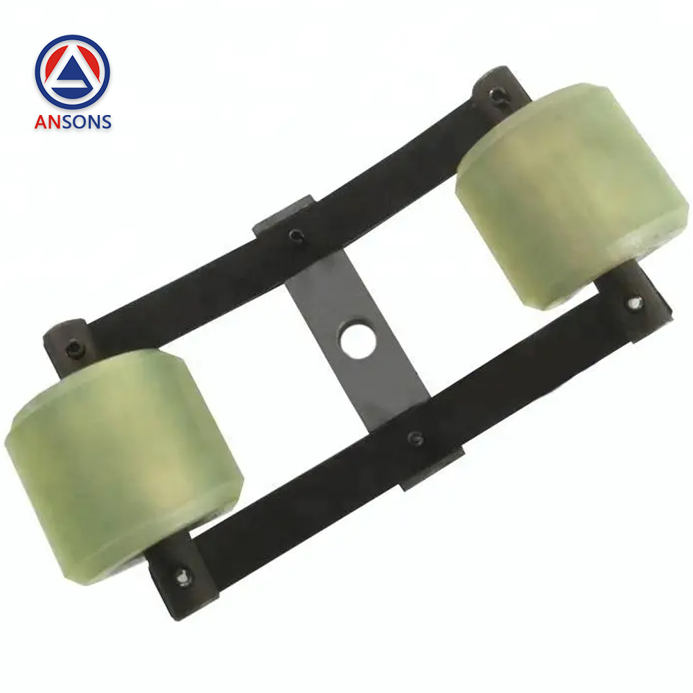Mitsubishi Escalator Handrail Pressure Roller Device 60*55*6202 mm Ansons Escalator Spare Parts