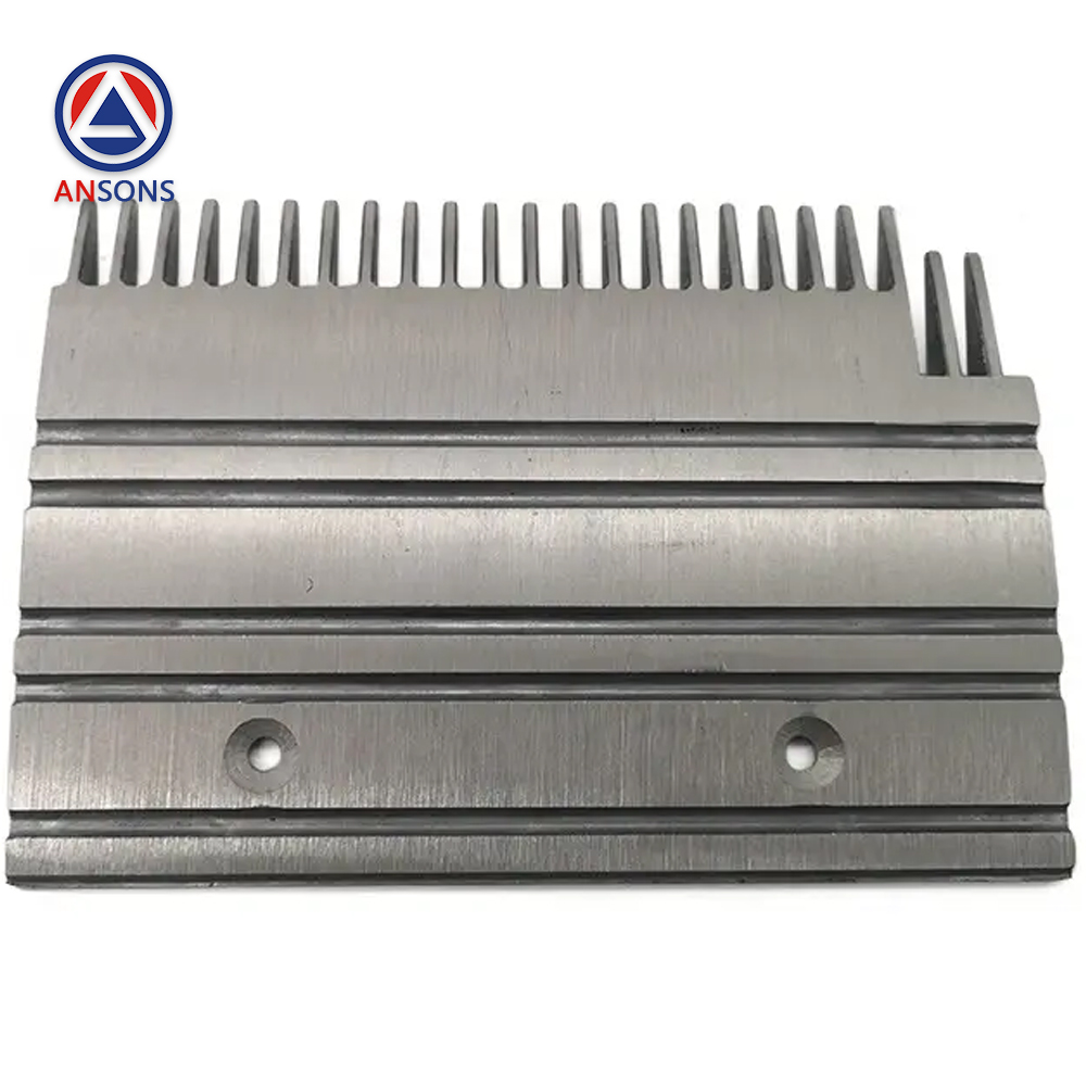 OTIS Escalator Comb Plate GAA453BM1 GAA453BM3 GAA453BM5 GAA453BM6 GAA453BM7 XAA453BM7 XAA453CD7 Length 198mm Width 139mm Hole Space 101mm 23 Teeth 8.4mm pitch Aluminum Ansons Escalator Spare Parts