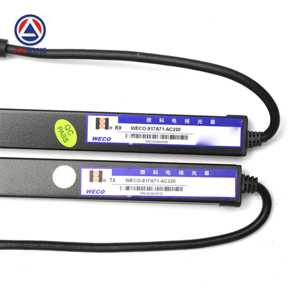 WECO Elevator Photocell WECO-917A61-AC220 WECO-917A71-AC220 Light Curtain Door Sensor 94 Beams 154 Beam Ansons Lift Spare Parts