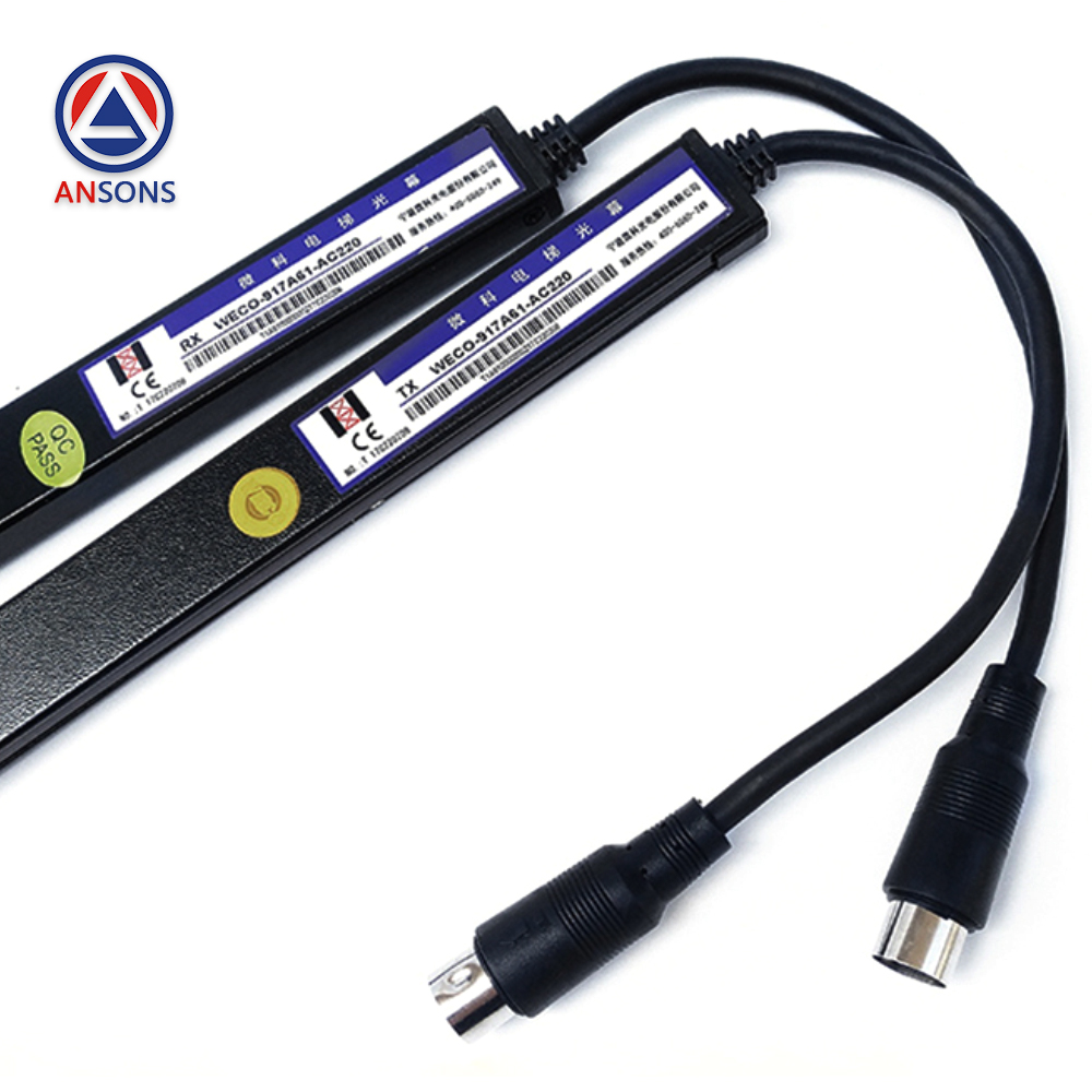 WECO Elevator Light Curtain WECO-957R71-AC220-FA-2100mm WECO-957R71-AC220-FA-2200mm Photocell Door Sensor Ansons Lift Spare Parts