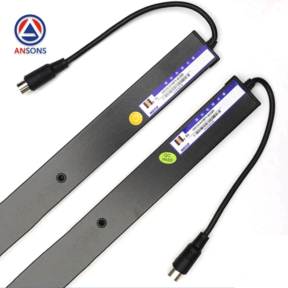 WECO Elevator Photocell WECO-917B71-AC220 WECO-917B61-AC220 Light Curtain Door Sensor 128 Beams UNIVERSAL Ansons Lift Spare Parts