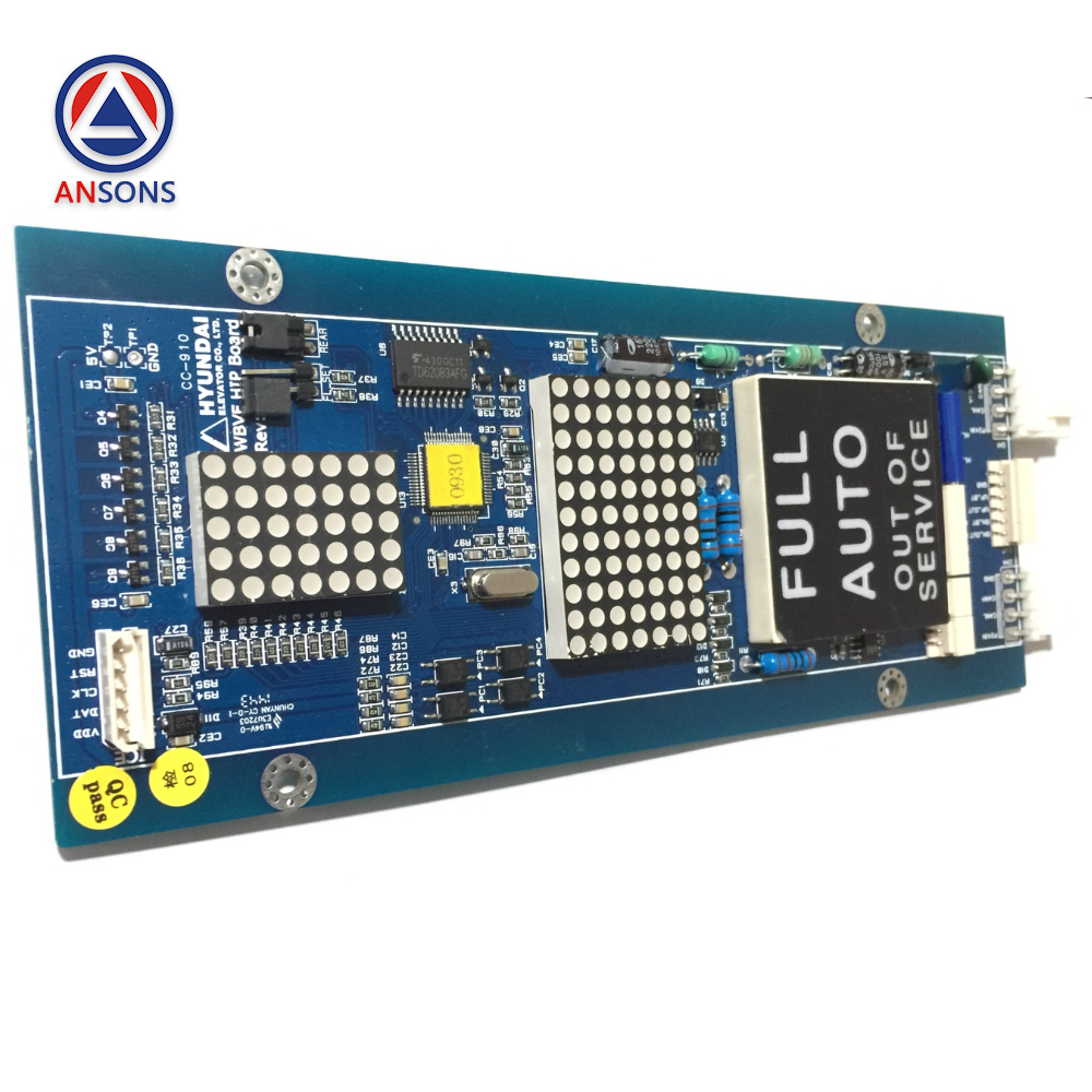 Hyundai STVF9 Elevator COP WBVF HIP Panel Display PCB Board Bottomless Box Stainless Steel Ansons Lift Spare Parts